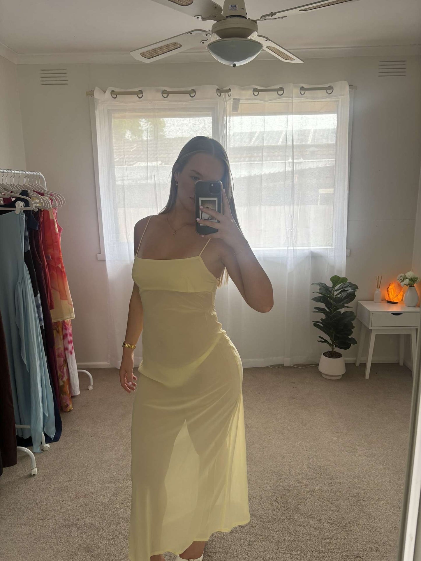 Daphony Chiffon Slip Dress