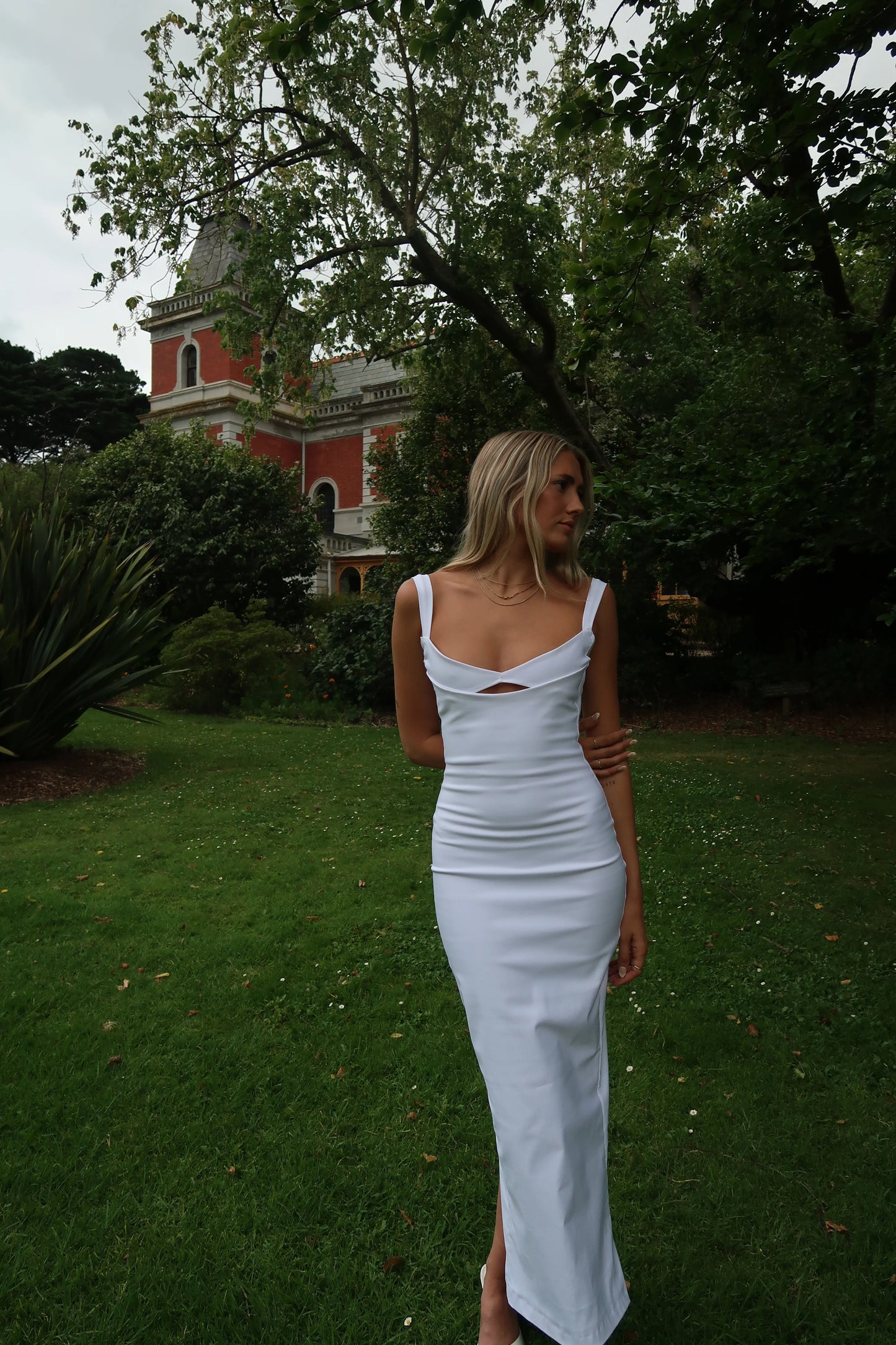 Madison Grace Bianco Dress
